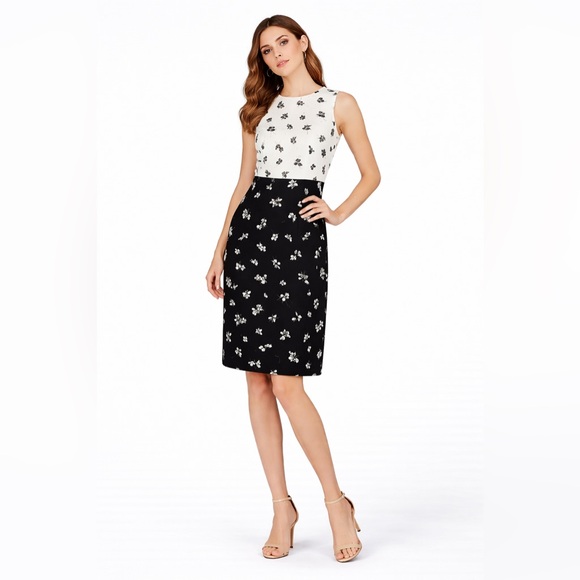 Ann Taylor Dresses & Skirts - Ann Taylor Black and White Floral Dress